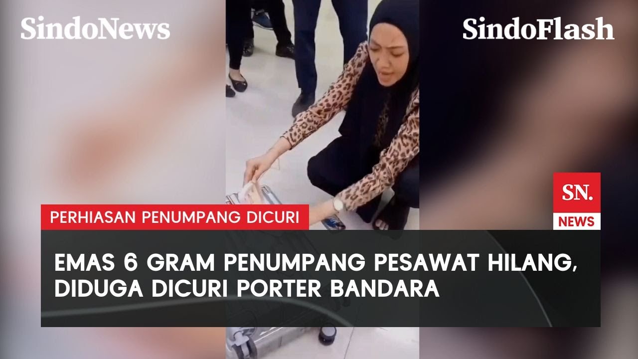 Geger! Penumpang Pesawat Mengamuk di Bandara usai Perhiasan Emas Hilang di Koper | Sindo Flash