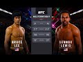 Bruce Lee vs. Lennox Lewis (EA sports UFC 2)