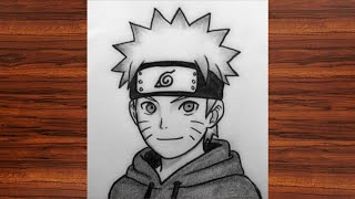 Easy Anime Drawing || How to Draw Naruto Uzumaki step by step || Naruto Drawing for beginners screenshot 3