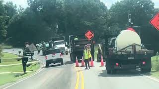 Shiloh Rd paving Davis Creek Rd Seneca SC 1029 hrs Tuesday 21 July 2026 82 76 SW 4-8 CAVU