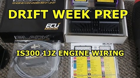 DRIFT WEEK PREP - IS300 1JZ ECU Master Wiring Harness Build