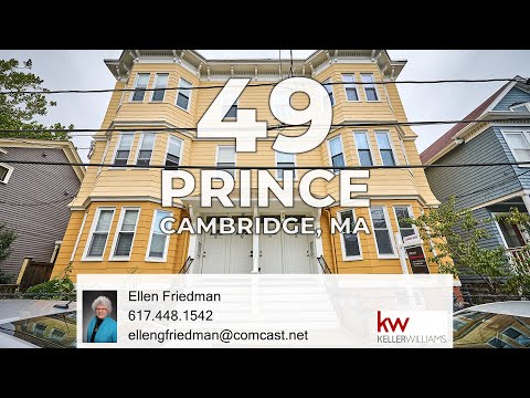 49 Prince Street, Cambridge, MA home video tour