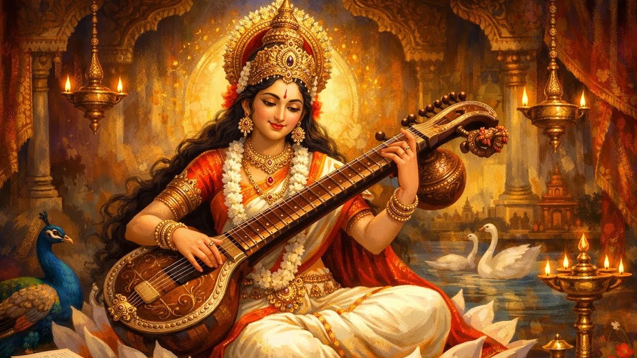 Divine Bansuri Melodies 🎶 | Maa Saraswati | Indian Classical Music | Saraswati Puja Special