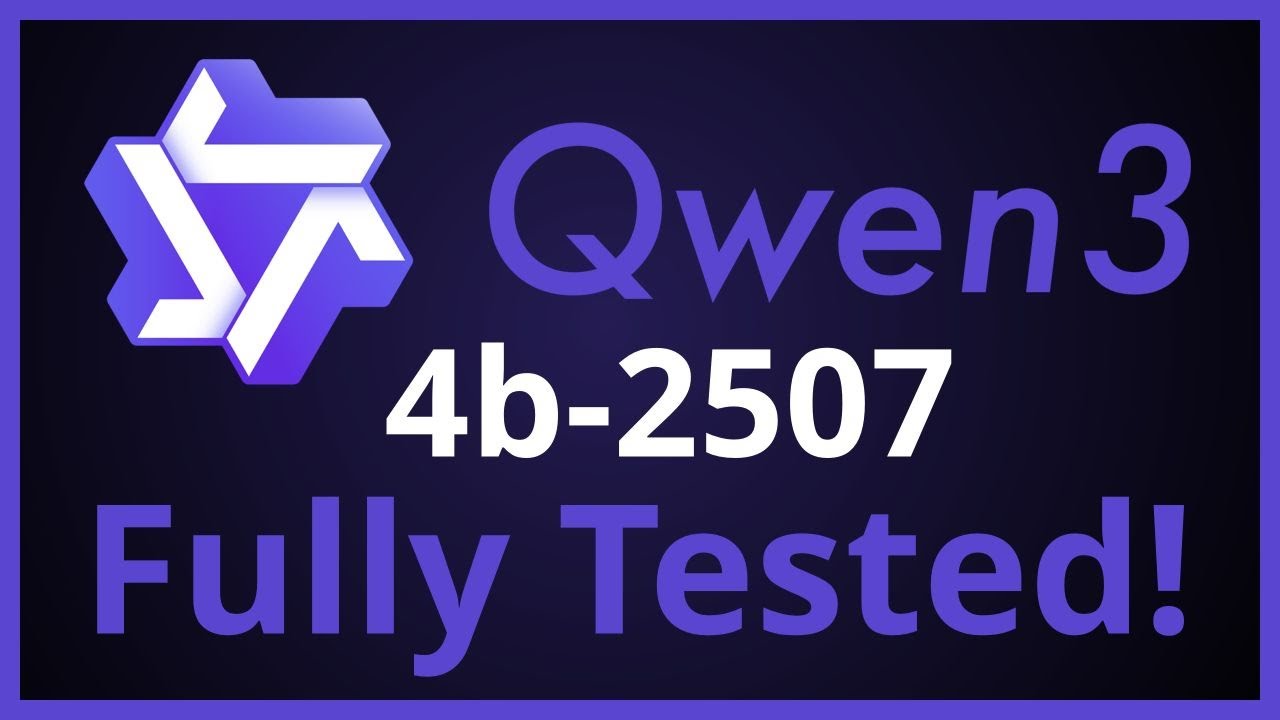 New Qwen 4b Model Just Beat OpenAI's GPT-OSS! (Qwen3-4b-2507 Fully Tested)