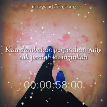 STORY WA || GAMBARAN HATI - NAZIA MARWIANA ( LIRIK )..
