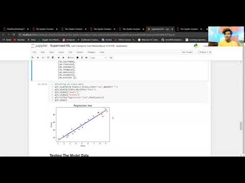 Prediction using Supervised Machine Learning Technique || The Sparks Foundation Task-1 || Hrithik