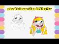 How to Draw Star Butterfly from Star vs. The Forces of Evil Easily