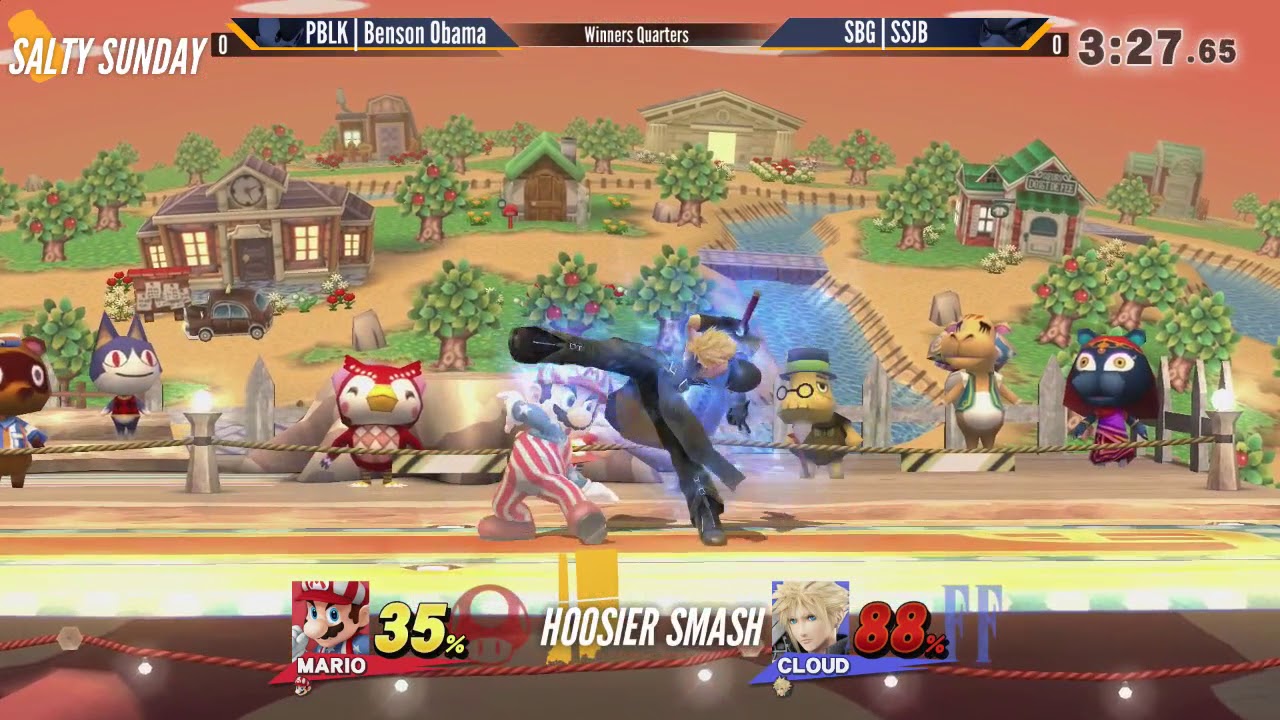 SS183 [Wii U] - PBLK | Benson Obama (Mario) vs SBG | SSJB (Cloud) - Winners Quarters