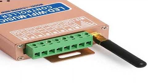 LC2000B WIFI SPI Music Spectrum RGB Controller for WS2812B LED Digital Pixel Strip 8-2048