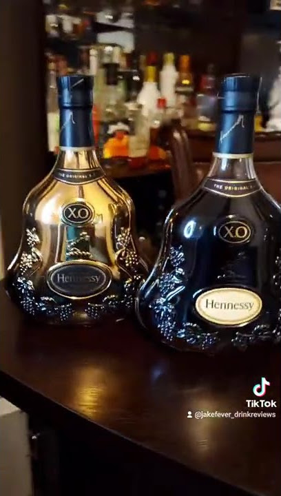 Hennessy Collection with the gold Hennessy XO.