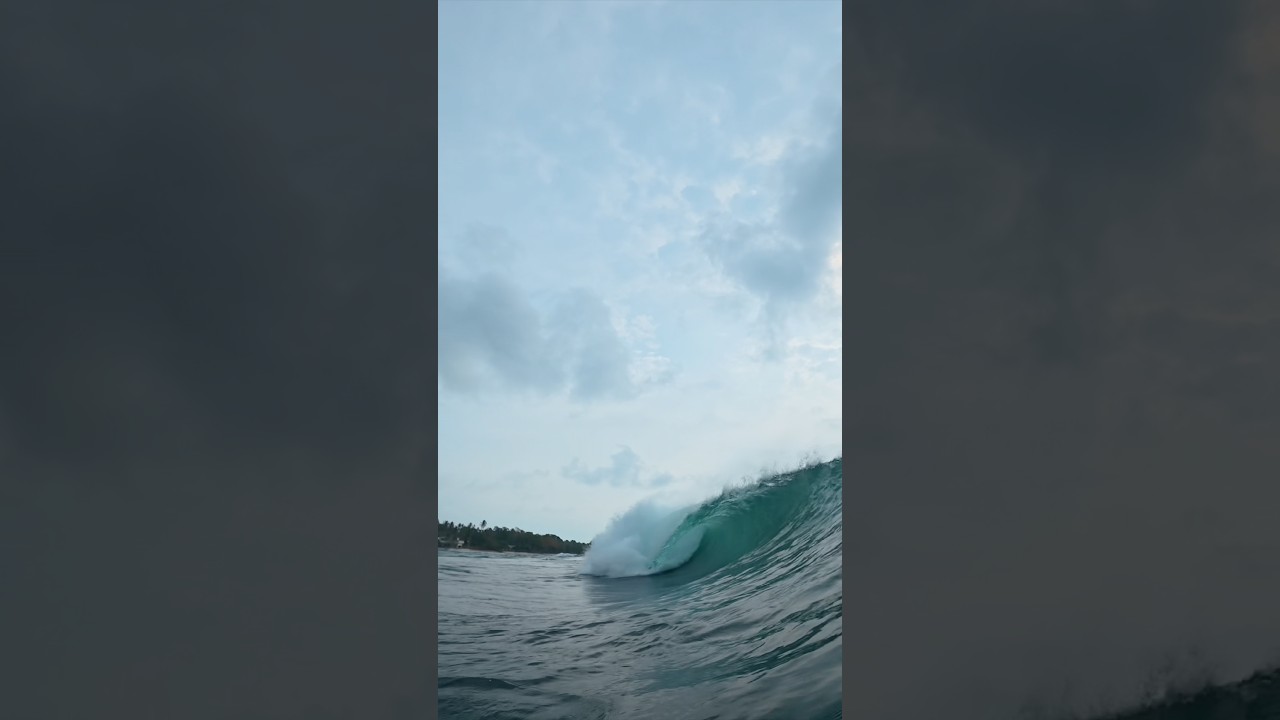 Fun little left hand reef in Sumatra! #bodyboarding #iaincampbell
