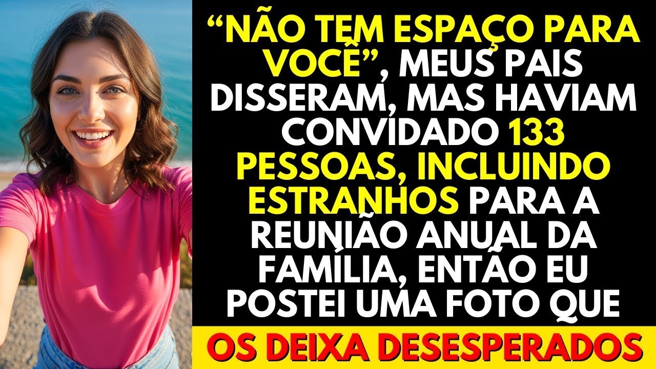 Não Tem Espaço Para Você”, Meus Pais Disseram, Mas Haviam Convidado 133 Pessoas, Incluindo Estranho