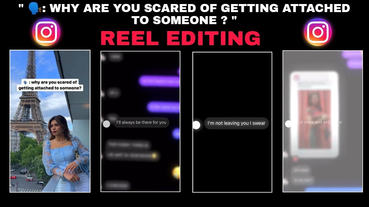 Why Are You Scared Of Getting Attached To Someone Viral Instagram Reel