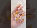 Cute Almond Yellow Nail Art #nails #shiningnails #nailart #simplenails #nailinspo