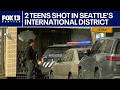 2 teens shot in Seattle's Chinatown-International District