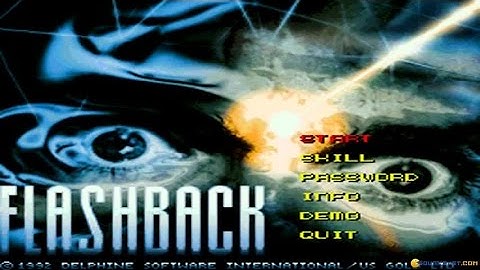 Flashback (1995, CD version) gameplay (PC Game, 1995)