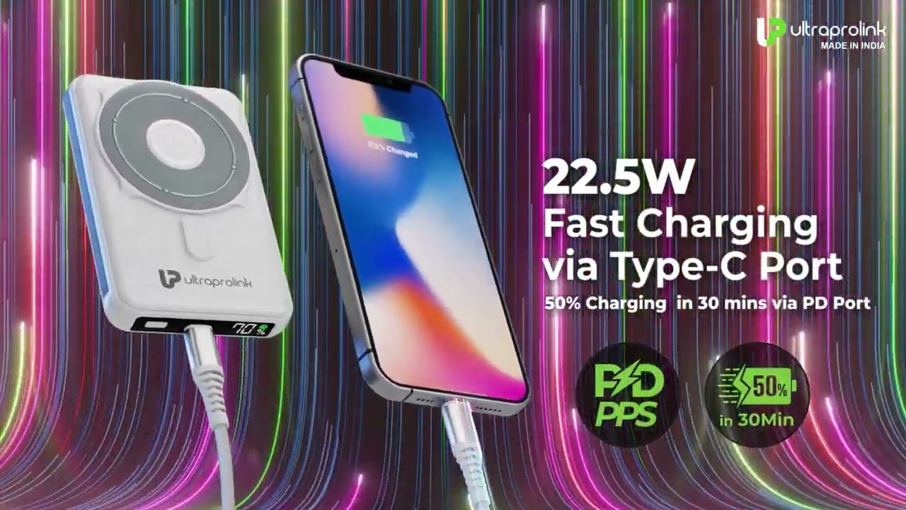 Juice Up Mag 5 : 3-in-1 Magnetic Wireless Powerbank (10,000mAh)