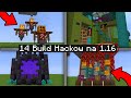 14 EKSTRA BUILDHACKÓW w MINECRAFT 1.16 😈  * aktualizacja netheru *