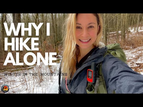 Yes I am a Woman and I Hike Solo (Smoky Mountains Winter Hiking)