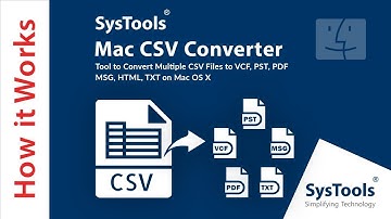 Convert Multiple MAC CSV Files to VCF and Other File Formats! | Updated Version 2019