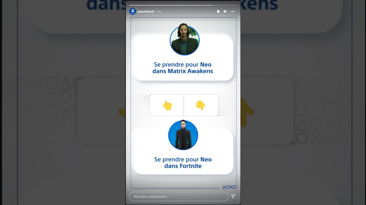 PlayStationFR annonce l'arrivée du skin NEO (Matrix) sur Fortnite  ?! 🐇 