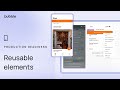 Employing reusable elements on mobile (Lesson 6.7)