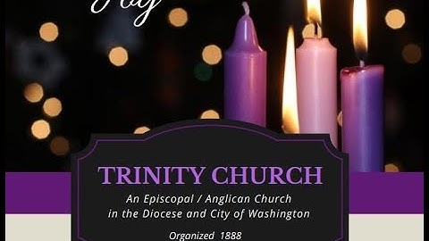 The Third Sunday of Advent, "Joy", December 17, 2023, 10:30am.