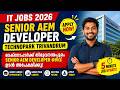 IT Jobs 2026: Senior AEM Developer Vacancy at Technopark Trivandrum | Apply Now