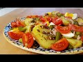 КАРТОФЕЛЬНЫЙ САЛАТ С ТУНЦОМ🥗 Простая еда может быть невероятно вкусной и полезной/ Рецепты Джулии🧡