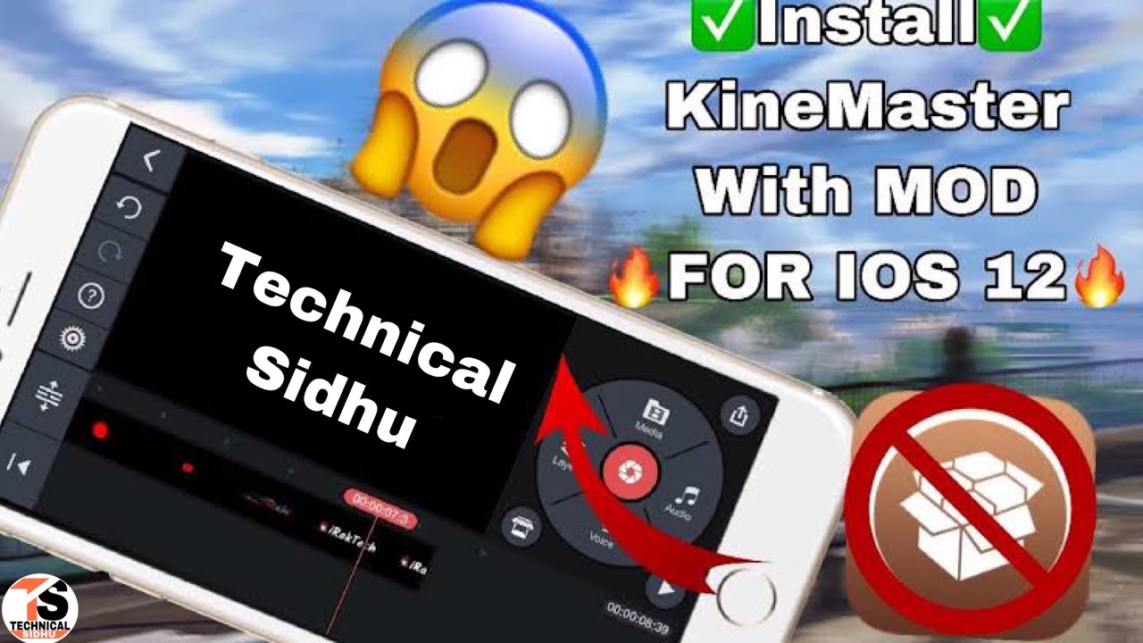 Get KineMaster Pro For iOS 12 Without Cydia / KineMaster
