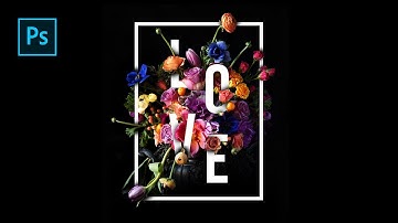 How to Create Beautiful Floral Typography Design in Photoshop - Photoshop Tutorials