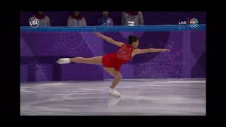 Mirai Nagasu's Triple Axel in the 2018 Olympics