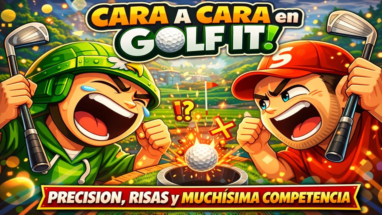 🔥 CARA a CARA en GOLF IT ⛳ RISAS, PRECISIÓN y UN DUELO MUY APRETADO 😱