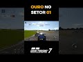 OURO NO PRIMEIRO SETOR! 🥇 Road Atlanta com Beetle Gr.3 #shorts #granturismo7