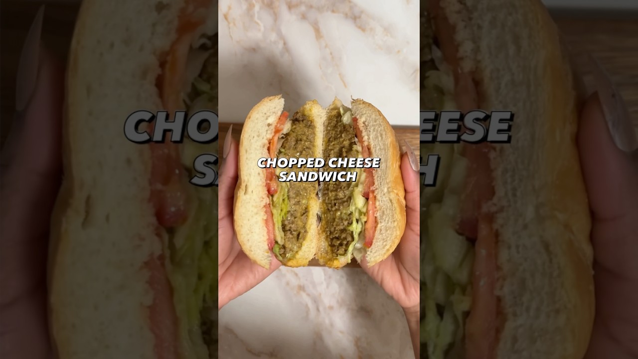 NY Bodega-Style Chopped Cheese Recipe 😍 