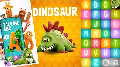 Talking ABC ZOO Teach The Alphabet And Song. learn letters from A to Z Plasticine Alphabet