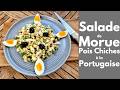 Salade de morue et pois chiches à la portugaise 🇵🇹 Recette fraîche et facile