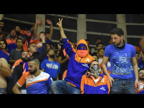 لقيت الطبطبة حماس وجنون في صالة غزوان أبو زيد بعد اكتساح الكرامة جاره الوثبة في ديربي مدينة حمص