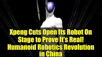 Xpeng Cuts Open Its Robot On Stage to Prove It’s Real! Humanoid Robotics Revolution in China
