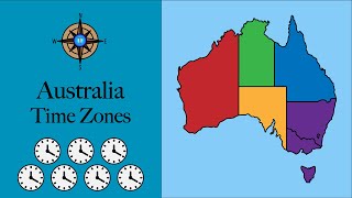 Australian Time Zones Mapped ⏰