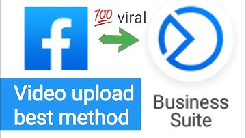 how to upload video on facebook page | meta business suite