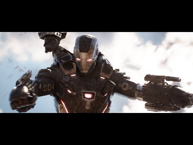 Marvel's War Machine: Infinity War Combat Scenes (Remastered Version linked below) class=