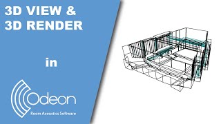 3D View and 3D Render in ODEON Room Acoustics Software screenshot 5