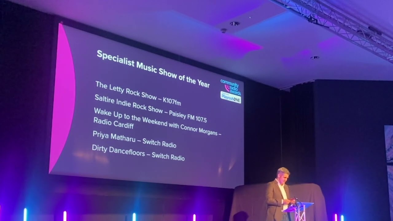 Community Radio Awards 2022 Specialist Music Show of the Year