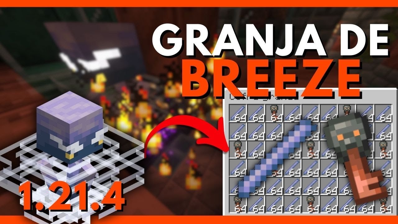 🔥 Cómo Hacer una Granja de Breeze en Minecraft 1.21.4 ⚡ ¡Obtén Varas y ...