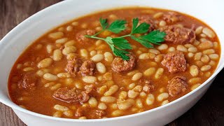 Judías blancas con chorizo: receta tradicional