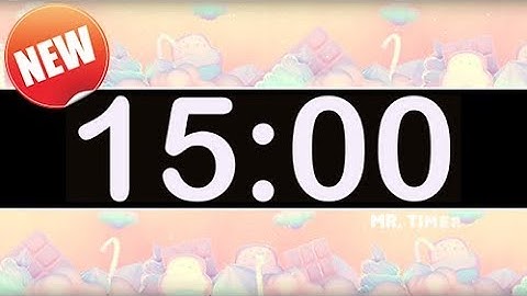 15 Minute Timer with Pop Music For Kids! Fun Timer for Classrooms, School, Outdoor, Break!