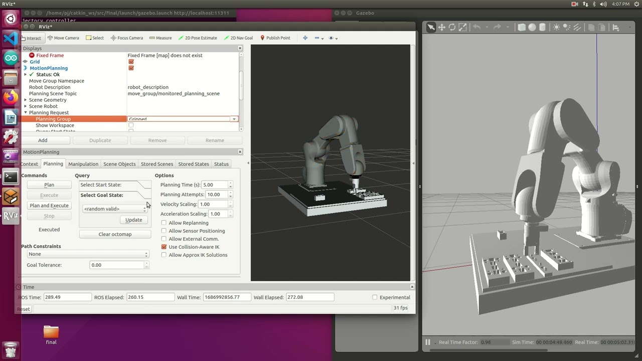 KUKA Moveit Simulation