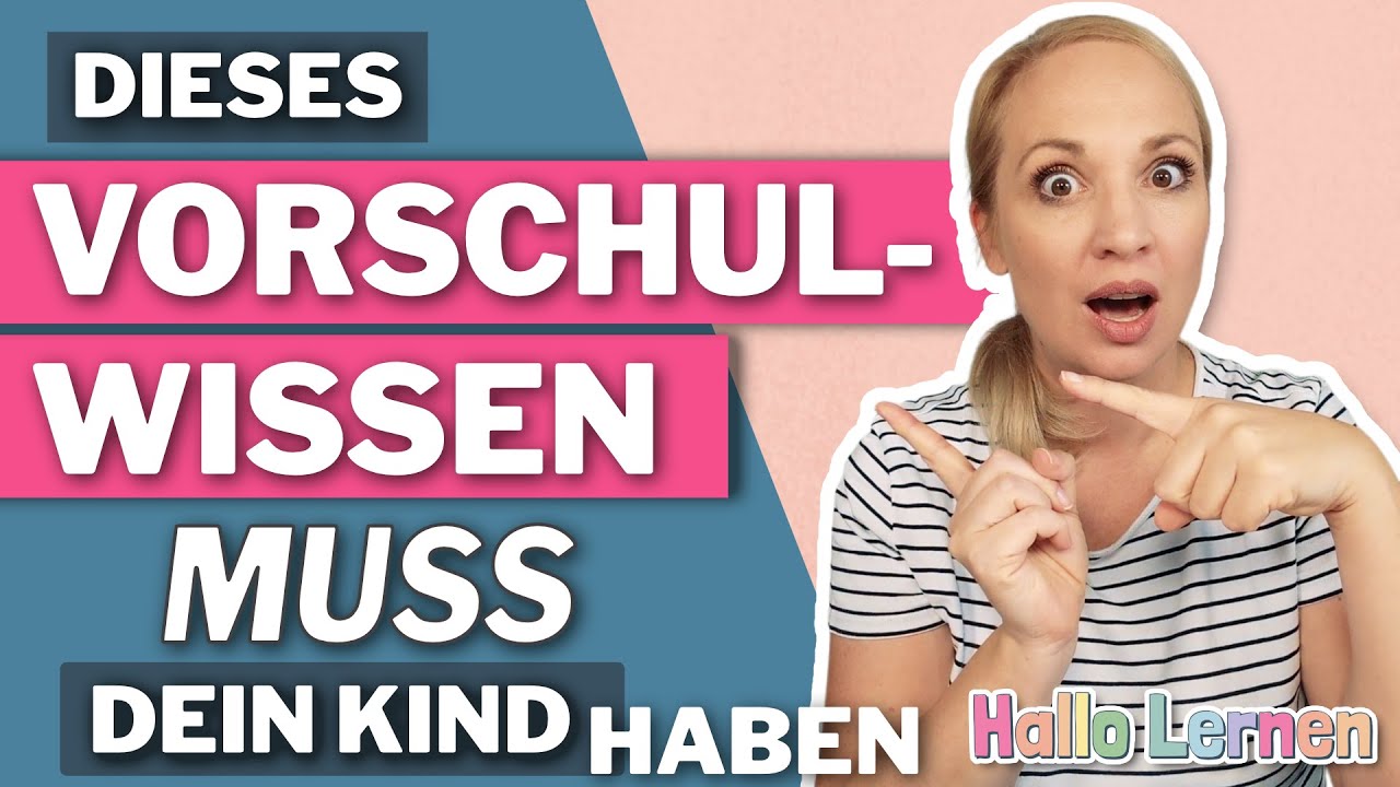 Dieses Vorschulwissen MUSS dein Kind haben