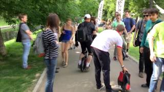 Моноколесо Solowheel на Geek Picnic 2015 в Москве